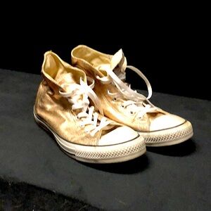 Rose Gold Metallic Converse